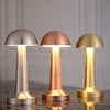 Rechargeable Touch Control Mushroom Table Lamp – 3-Color Touch Dimming