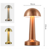 Rechargeable Touch Control Mushroom Table Lamp – 3-Color Touch Dimming