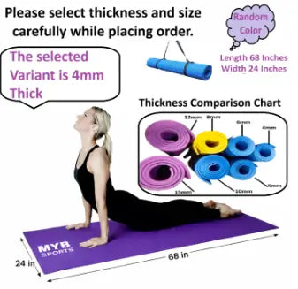 Best Quality 4mm Yoga Mat for Women and Men