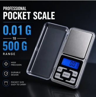 Digital Pocket Weight Scale 500 Gram x 0.01 Gram Scale use for Gold, Jewelry, and kitchen purposes