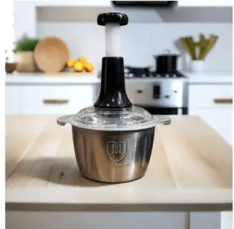 Chopper – 2L Heavy-Duty Stainless Steel Manual Food Cutter | Easy Meat & Veg Prep