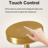 Minimalist Modern Metal Touch Table Lamp – USB Rechargeable, Dimmable & Color Adjustable LED Night Light