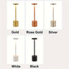 Minimalist Modern Metal Touch Table Lamp – USB Rechargeable, Dimmable & Color Adjustable LED Night Light