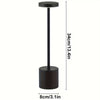 Minimalist Modern Metal Touch Table Lamp – USB Rechargeable, Dimmable & Color Adjustable LED Night Light